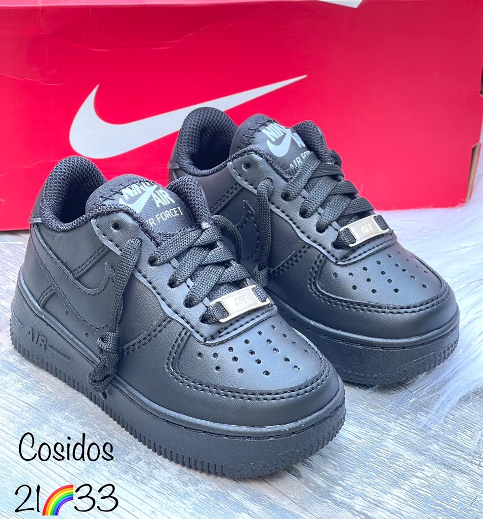 zapatillas tenis force one blanco y negr