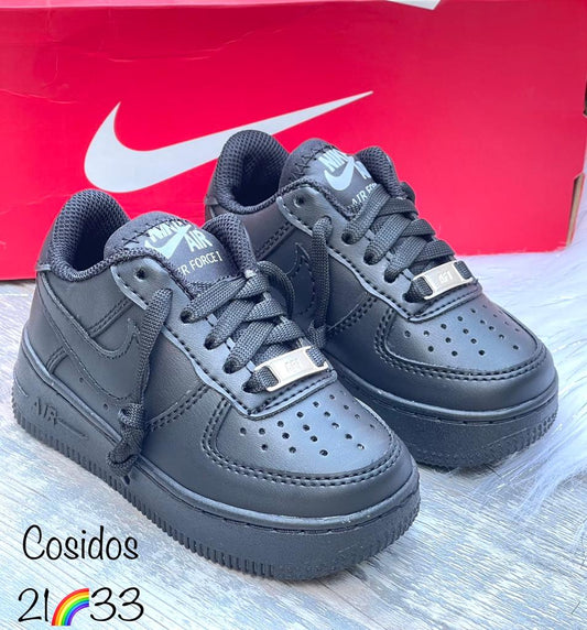 zapatillas tenis force one blanco y negr